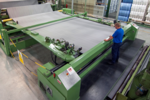Needlepunch nonwoven manufacturing line at Cosmotec
